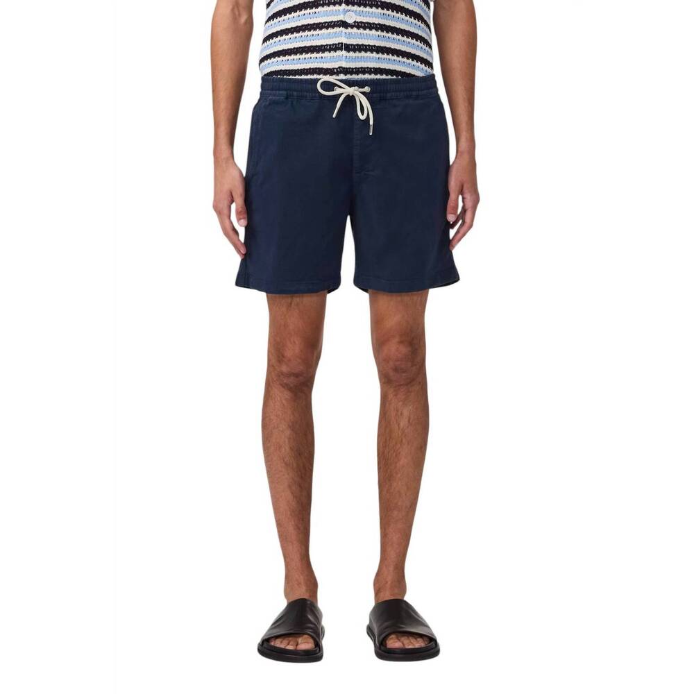 NEW NN07 gregor drawwstring shorts in navy blue